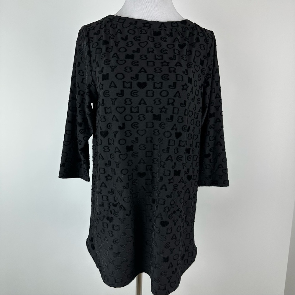 Marc by Marc Jacobs Black Logo Swim Coverup Size Petite Small